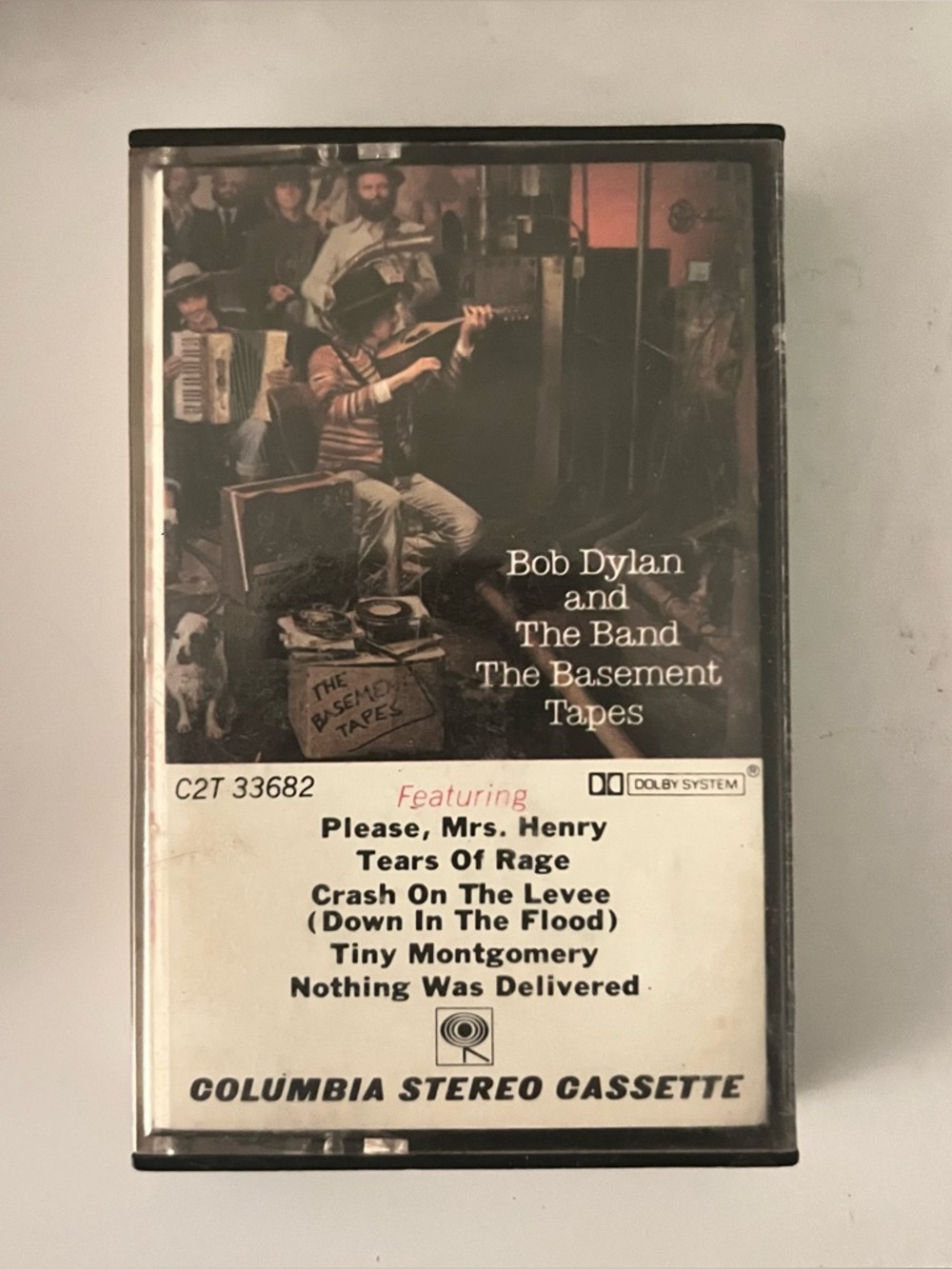 Bob Dylan and The Band- The Basement Tapes 1975 Cassette Tape